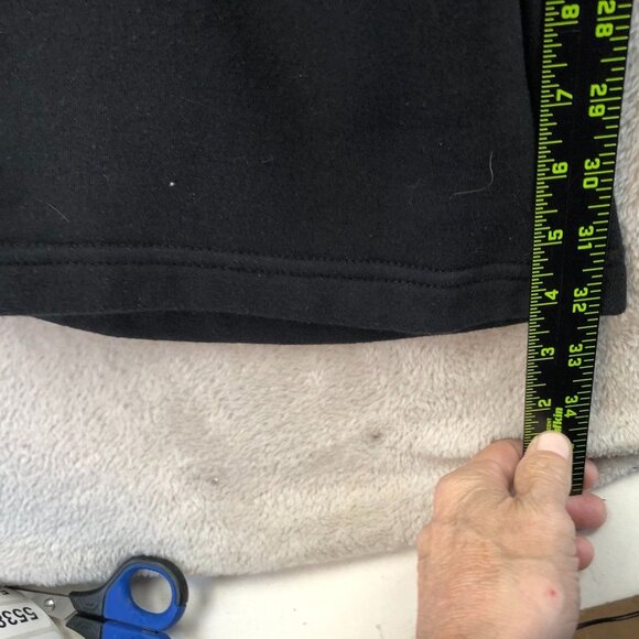 After The Saints Womens Sweatpants Size XS Black Pull On Streetwear Bootcut Y2K - Picture 5 of 11